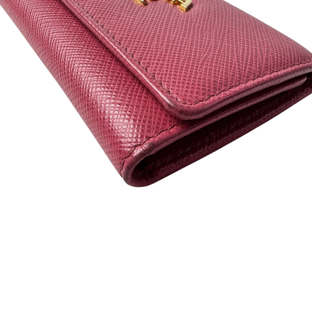 プラダ PRADA サフィアーノ レザー キーケース 6連 レディース