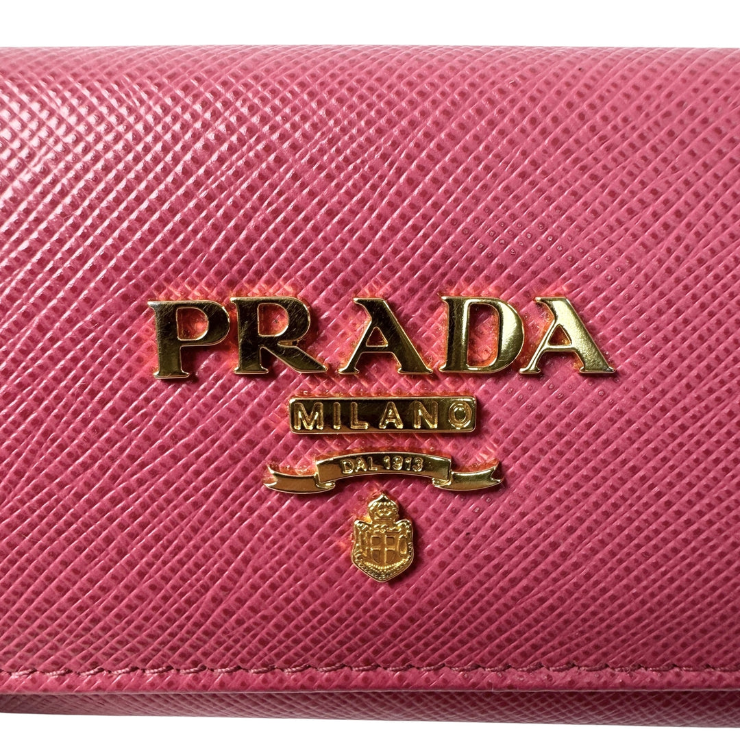プラダ PRADA サフィアーノ レザー キーケース 6連 レディース