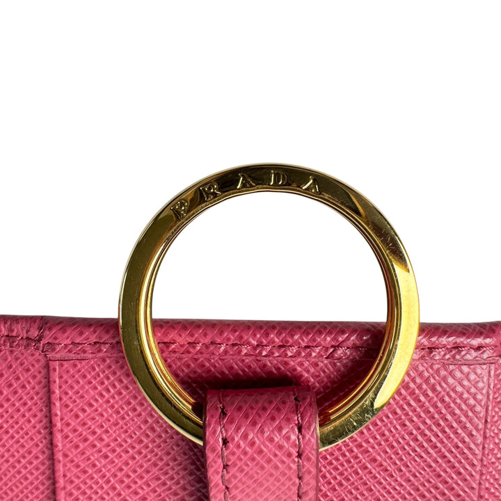 プラダ PRADA サフィアーノ レザー キーケース 6連 レディース