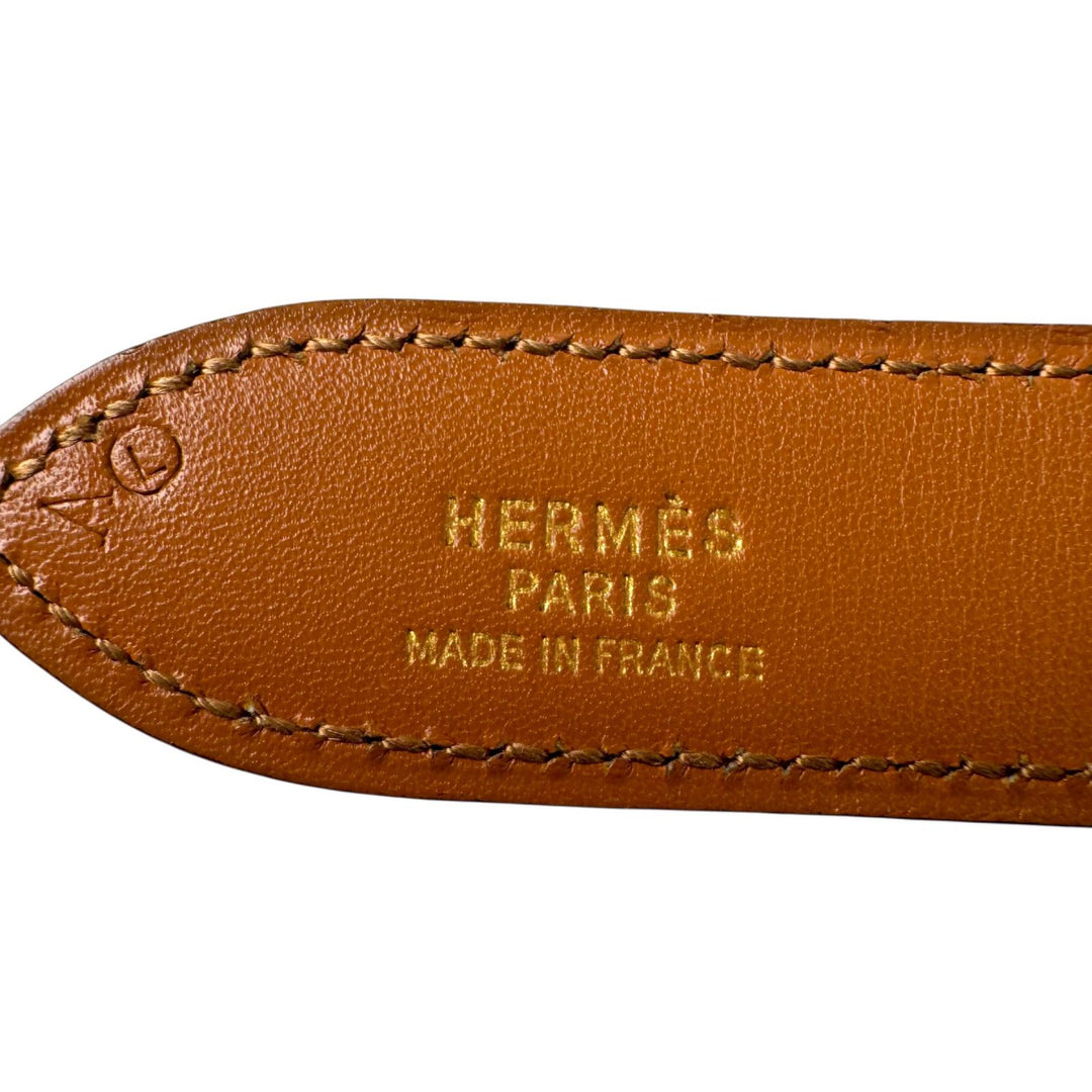 エルメス HERMES ベルト レザー ブラック G金具 Vステッチ ◯L刻 ビンテージ レディース