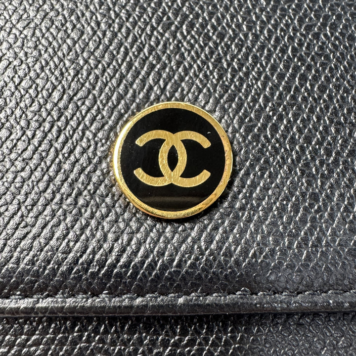 シャネル CHANEL ココマーク コインケース キーリング付 ブラック レディース