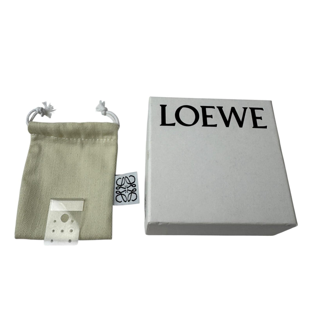 ロエベ LOEWE アナグラム ペブル スタッド 両耳ピアス ゴールド Ag925 レディース