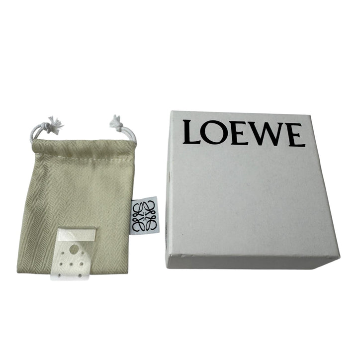 ロエベ LOEWE アナグラム ペブル スタッド 両耳ピアス ゴールド Ag925 レディース