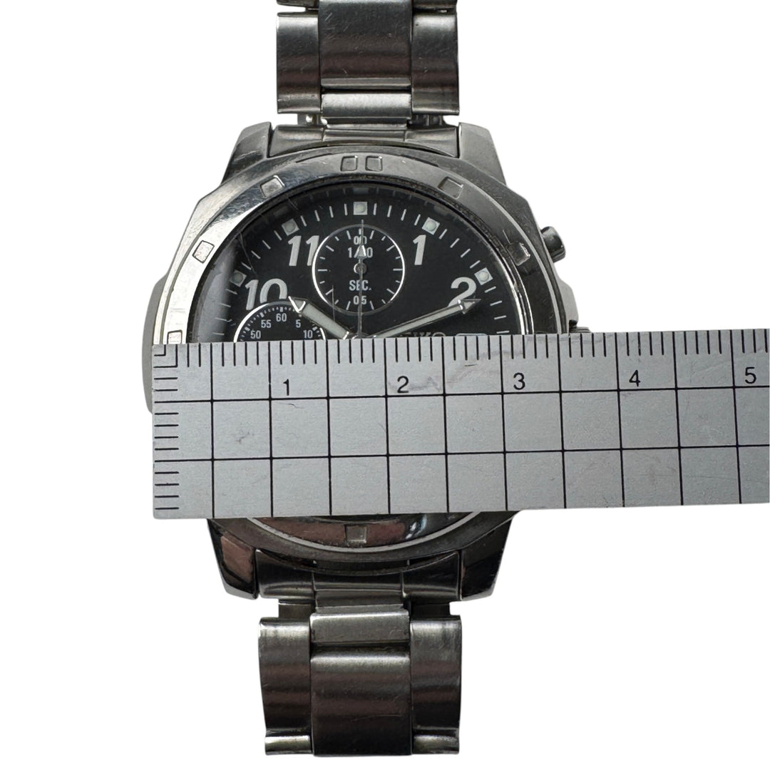 セイコー SEIKO 腕時計 クロノグラフ クォーツ 稼動品 7T92-0CA0 電池交換済み メンズ